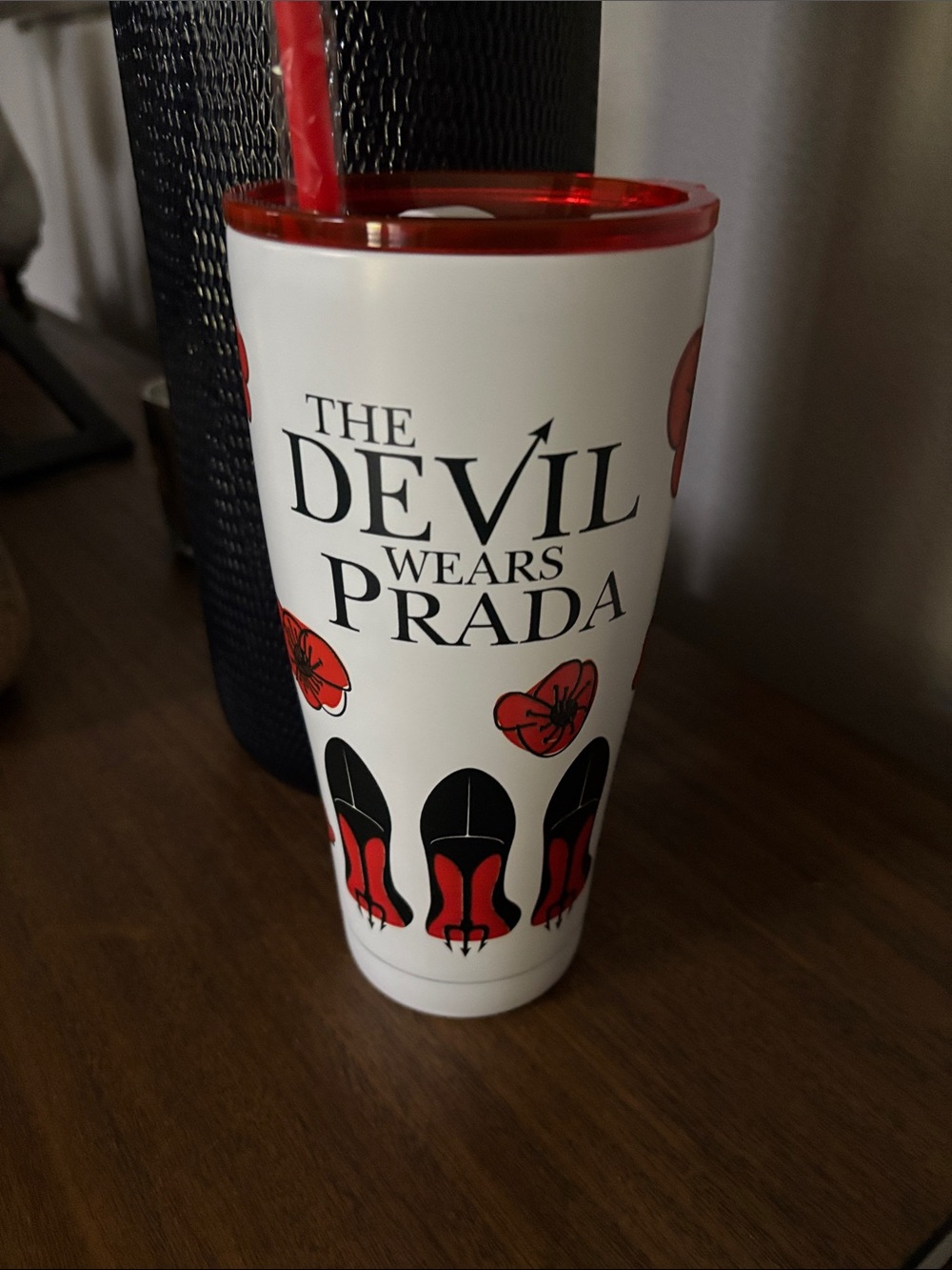 The Devil Wears Prada Insulated Tumbler - White & Red